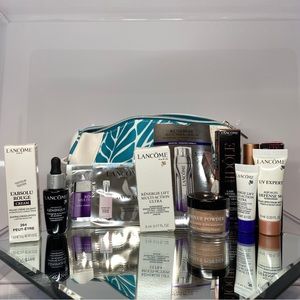 LANCÔME Storage Pouch w/ Sample Assortment *NWOT*